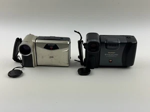 Sharp VL-E39U & VL-AH30U Viewcam Camcorder Player For Parts or Fix *READ* - Picture 1 of 13