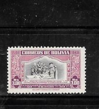 BOLIVIA SC# 349 MH 1951 LA PAZ COMMEMORATIVE OLD VINTAGE STAMP