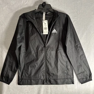 Adidas Carrera Jacket Womens Size S Black Running Windbreaker HD9340 NWT $60 - Picture 1 of 12