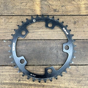 Sinz BMX 37 Tooth Chainring Old BMX 37t 110 mm BCD Alloy Black Race Sprocket - Picture 1 of 12