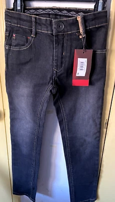 NWT! CATIMINI BOYS BLUE JEANS Sz 6 BRAND NEW WITH TAGS "ITS A SMALL WORLD" - Image 1 of 4