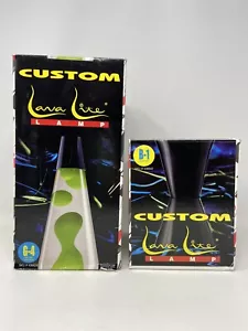 Vintage 1998 Custom Lava Lite Lampe 32oz / 16" B-1 Base G-4 Lime Lava klare Flüssigkeit - Bild 1 von 22