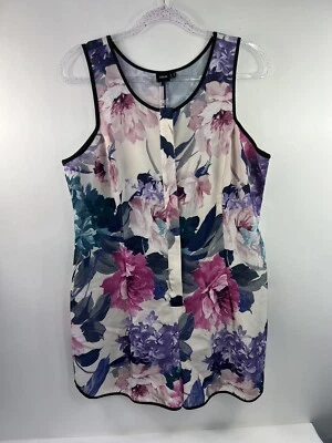 Mameluco para mujer Asos talla 12 multi floral cuello redondo botones ocultos Foto 1 de 4