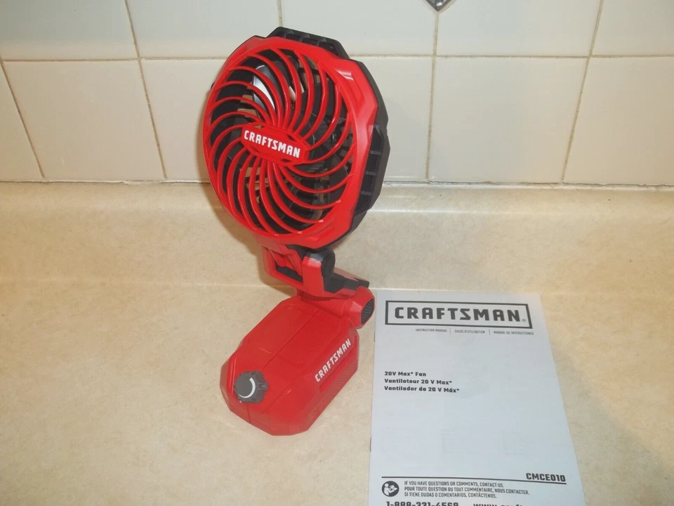 NUEVO Ventilador Personal Inalámbrico Craftsman V20 20Voltios CMCE010 Herramienta Desnuda Foto 1 de 1