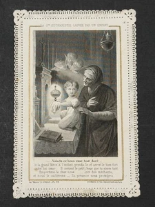 holy card santino merlettato canivet LETAILLE PL. 39 "JESUS CHILD" - Picture 1 of 2