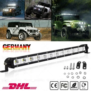 13'' 60W Led Zusatzscheinwerfer Arbeitsscheinwerfer Lichtbalken Strahler Offroad - Bild 1 von 18
