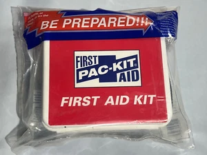 64 Piece Small First Aid Kit Hard Shell Case Travel Hiking, Camping, Car, Home - Picture 1 of 2