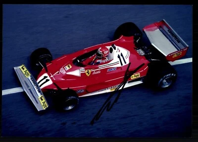 Niki Lauda 1949-2019 3x Formel 1 Weltmeister Original Signiert #BC G 43596 - Bild 1 von 2