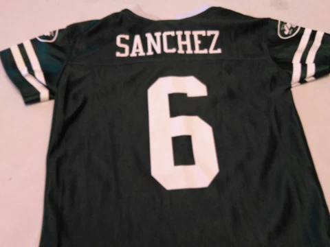 Boys ny jets Mark Sanchez green jersey size xs 4/5 Cover