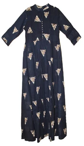 Plus Size Fit For 1X To 3X Indian Dress Maxi Gown For Women Ethnic Boho Hippie - Picture 1 of 10