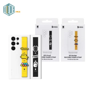 Original Samsung BTS Silikon Charm Strap für S23 Series Grip Case (GP-TOS911) - Bild 1 von 15