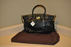 Coach Beautiful Black Gathered Leather Large Bag New With Tags