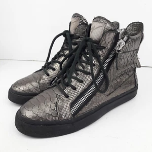 Giuseppe Zanotti Damen Sneaker UK 3 Schwarz Gold Kroko Style Ladies Designer - Bild 1 von 23