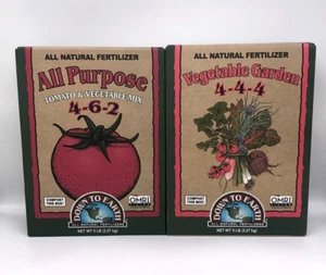 Down To Earth All Purpose + Vegetable Garden Bundle - 5lbs - Picture 1 of 3