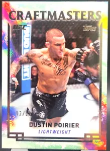 2024 Topps Knockout UFC Dustin Poirier #CRM-9 Craftmasters /10 - Bild 1 von 2