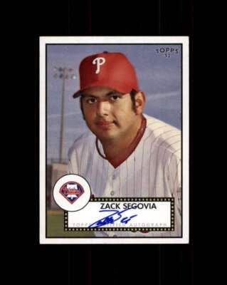 2007 Topps '52 Signatures #ZS Zack Segovia E (ref 164456) - Image 1 of 2