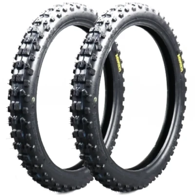 Duro 2 Gomme Copertoni Pneumatici Tassellato PER Piaggio SI Ciao Bravo 2.50 - 16 - Imagen 1 de 2