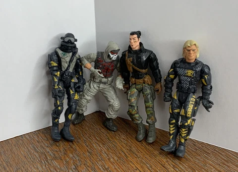 Lanard The Elite Corps Action Figures Divers Sea Squad Reaper Rain 4" Lot of 4 Cover
