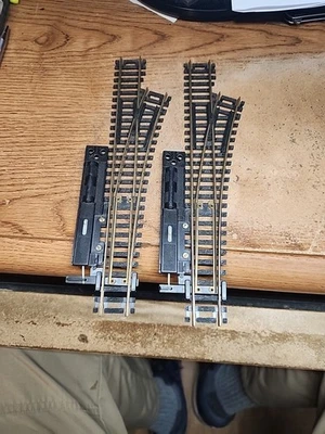 2 Vintage Atlas HO Scale Brass RH Right Hand Switches Hand / Manual - Image 1 of 3