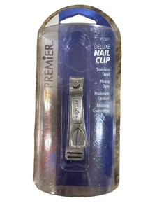 P7501 Sally Hansen Premier Deluxe Nail Clip Stainless Steel Heavy Duty Cutter 1b - Picture 1 of 3
