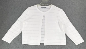 Maglione aperto Danny and Nicole taglia M maglia manica 3/4 occhiello bianco - Foto 1 di 11