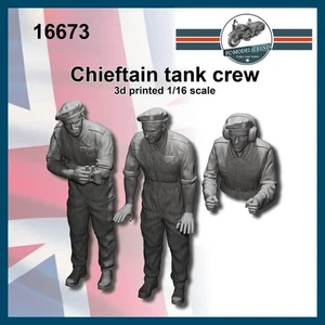 FC Model Trend 1/16 Chieftain Crews (2 full figures and 1 bust) - Picture 1 of 1