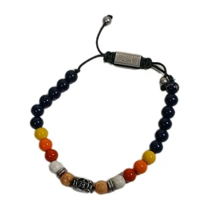 Original Grain Houston Astros Rund Emaille Makramee Armband 8mm GEBRAUCHT  - Bild 1 von 11