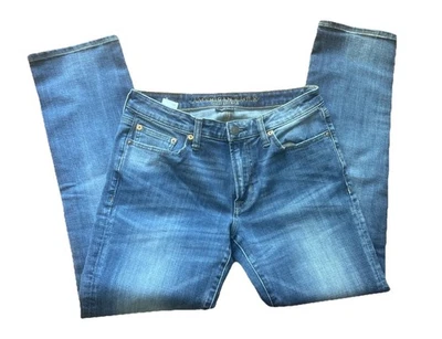 Pantalones de mezclilla ajustados rectos American Eagle para hombre 30x32 azul Extreme Flex 4 elásticos Foto 1 de 4