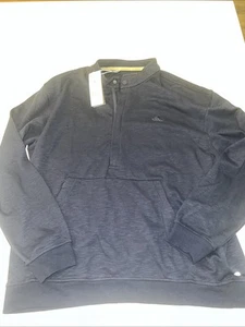 Adidas Men's Go-to Quarter Zip Golf Pullover, Collegiate Navy Large - Picture 1 of 5