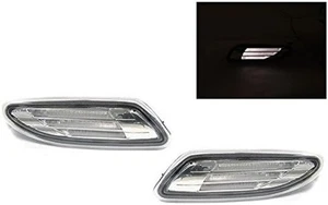 2001-2007 FOR MERCEDES BENZ W230 C CLASS BUMPER SIDE MARKER LIGHT SET - Picture 1 of 4