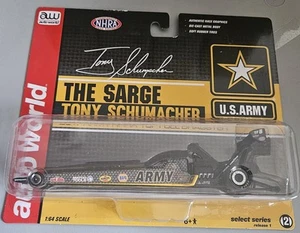 AUTOGRAPHED 2017 Tony Schumacher US Army signed 1/64 Autoworld NHRA 2 - Picture 1 of 2