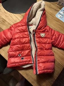 Steiff Winterjacke 12-18 monate rot - Bild 1 von 2
