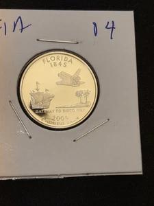2004-S PROOF FLORIDA STATE QUARTER - Picture 1 of 1