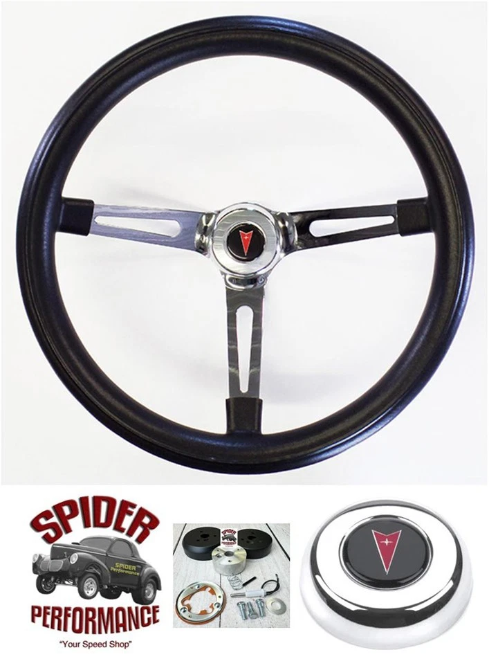 1964-1966 Pontiac steering wheel 15" MUSCLE CAR CHROME — 第 1/4 张图片