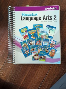 Abeka Homeschool Language Arts 2 Curriculum Lesson Plans - Picture 1 of 1
