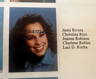 1993 Laci Rocha Peterson High School Yearbook Wife of Scott Peterson - Image 1 of 4