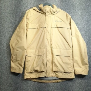 Columbia Omni Tech Regenjacke Herren S gelb Full Zip Kapuze Nylon wasserdicht - Bild 1 von 23