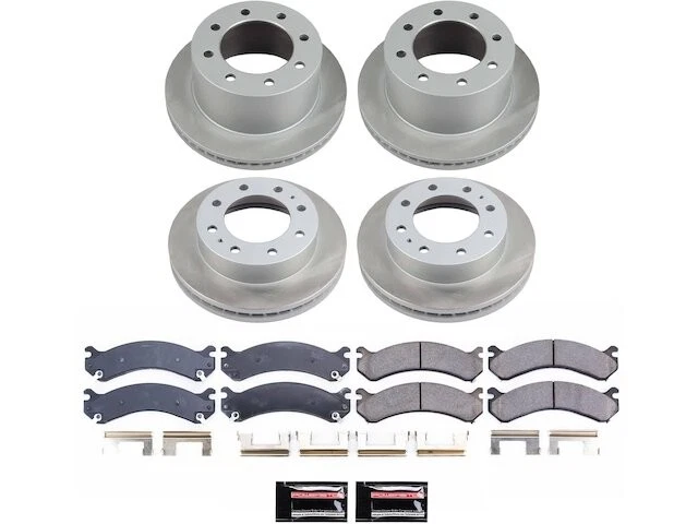 Front and Rear Brake Pad and Rotor Kit For 2007 GMC Sierra 3500 Classic SX356RW - Image 1 of 1