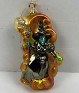 Kurt Adler Ornamento Mago di OZ Strega Malvagia Polonaise Komozja Polonia Vintage 2000 - Foto 1 di 7