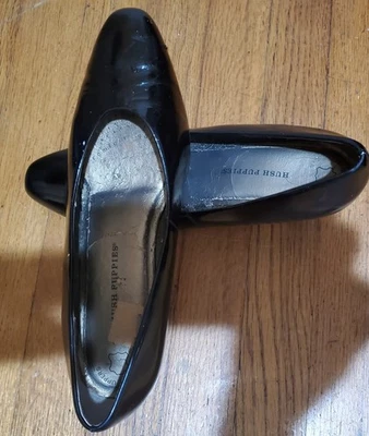 Zapatos de salón para mujer Hush Puppies de vestir negros de tacón medio talla 9,5 M Foto 1 de 4