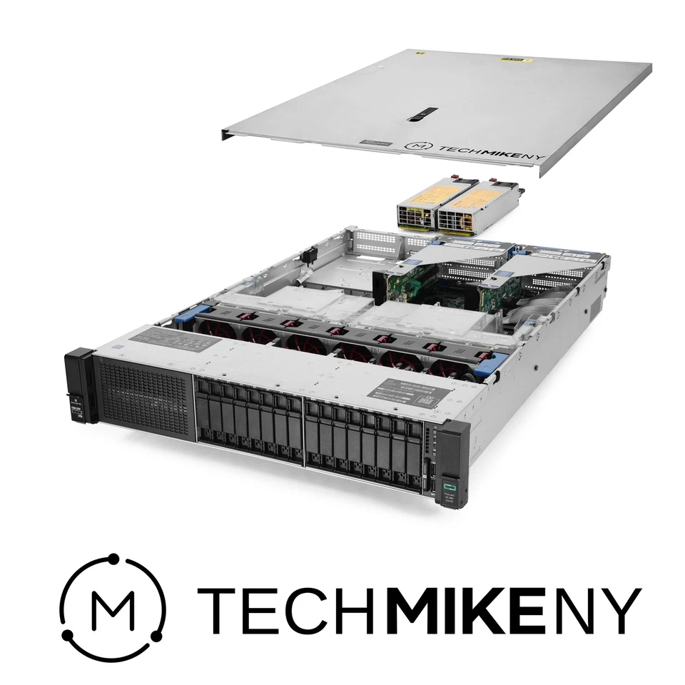 HP ProLiant DL380 G10 NVMe Server 2.10Ghz 44-Core 288GB RAM 1.4TB Storage - Image 1 of 4