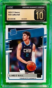 2020-21 Donruss #202 LaMelo Ball CGC PRISTINE 10 Rookie Card Charlotte Hornets - Picture 1 of 2