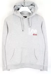 Lee Hood Men's M Blend Pattern Logo Long Sleeve Kangaroo Pouch - Picture 1 of 8