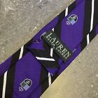 Ralph Lauren Purple Tie Club Crest Crown - Old Money Style