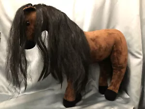 Madame Alexander 2013 Dark Brown Horse Poseable Plush American Girl Doll Stuffed - Picture 1 of 4
