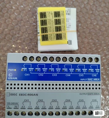 IDEC  EB3C-R06AN INTRINSIC SAFETY CONTROL EQUIPMENT  100-240VAC NEW IN OPEN BOX - Image 1 of 4