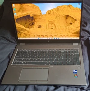 314K7EA#ABD HP Zbook Fury 15.6 RAID-1 Workstation GPU Win 11 Pro 64GB i9 Laptop - Picture 1 of 13