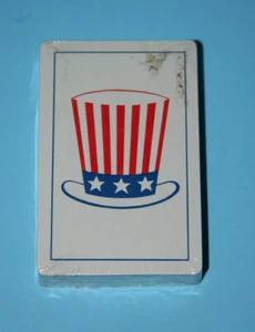 Vintage Patriotic Playing Cards Top Hat - Picture 1 of 3