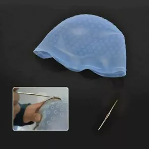 Professional Reusable Hair Colouring Highlighting Dye Cap Silicone Frosting Tip - Picture 1 of 5