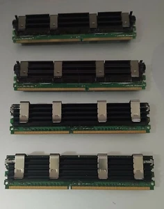 Apple Mac Pro 2GB Kit (4x 512MB) PC2-5300F 667MHz DDR2 RAM - Picture 1 of 2